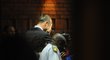 Oscar Pistorius během přelíčení u soudu