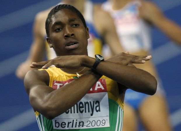 Caster Semenyaová na šampionátu v Berlíně Caster Semenyaová na šampionátu v Berlíně