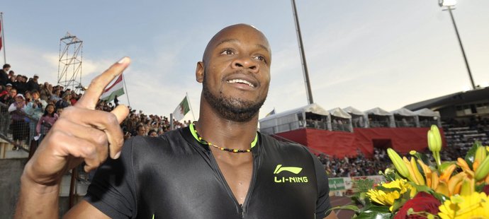 Jamajský sprinter Asafa Powell zaběhl na mítinku Diamantové ligy nejlepší čas sezony