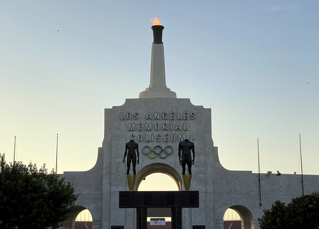 Olympijský oheň v LA