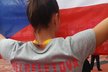Česká atletka Denisa Rosolová bude na MS  v Londýně fandit svému příteli, desetibojaři Adamu Helceletovi ve speciálním triku