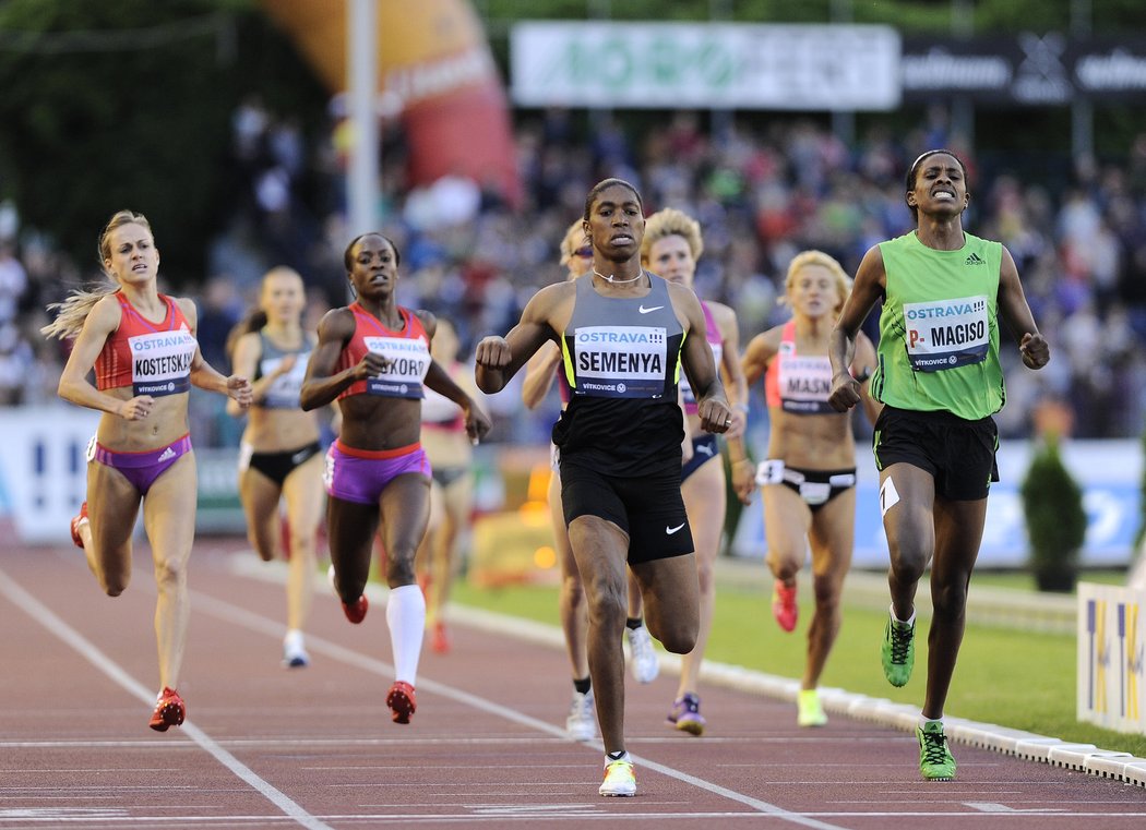 Caster Semenyaová se loni ukázala i v České republice