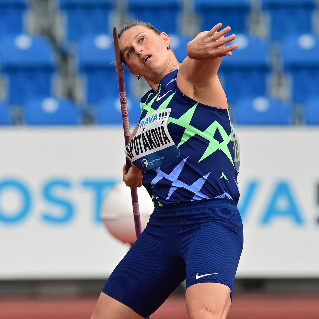 Barbora Špotáková na Zlaté tretře