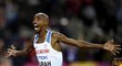 První zlato na atletickém MS v Londýně získal v běhu na 10 km Brit Mo Farah