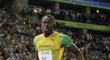 Usain Bolt na dvoustovce.
