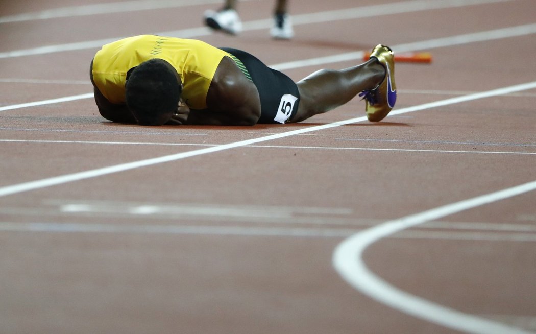 Zklamaný jamajský sprinter Usain Bolt