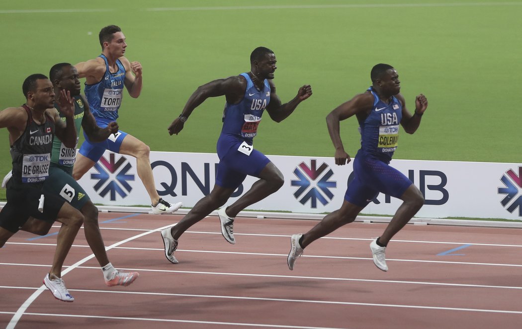 Druhý skončil obhájce titulu Justin Gatlin, ale na Colemana nestačil