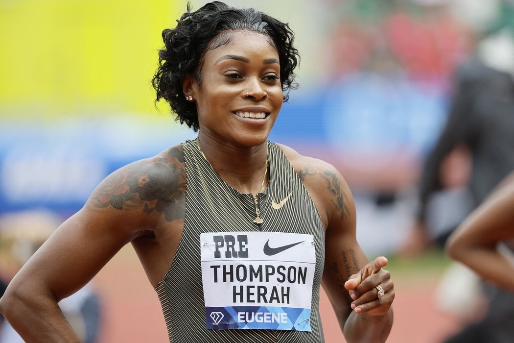 Elaine Thompsonová Herahová z Jamajky, podle tabulek druhá nejrychlejší žena světa
