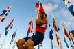 Mladý, teprve devatenáctiletý desetibojař Jiří Sýkora zazářil na MS juniorů, kde se stal světovým šampionem