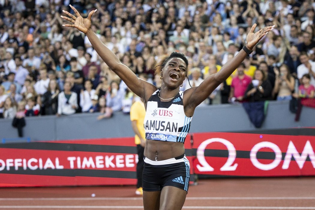 Nigerijská sprinterka Tobi Amusanová