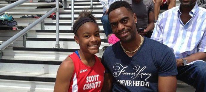 Tyson Gay a Trinity Gayová