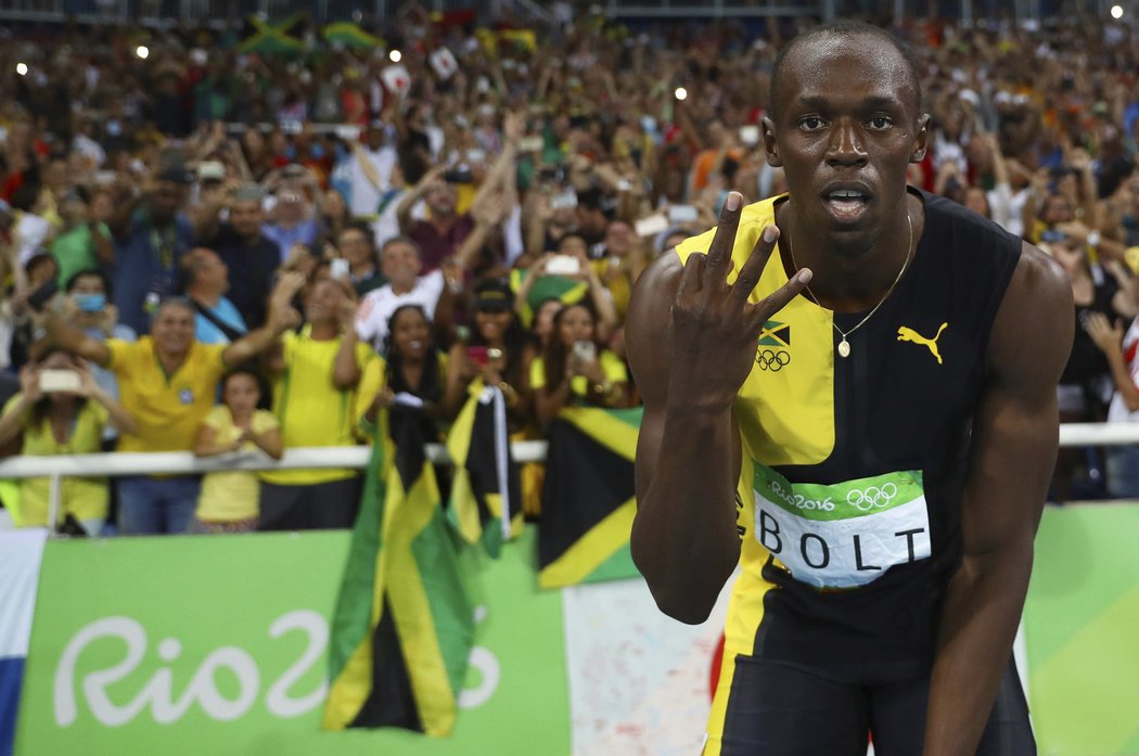 Usain Bolt si poveze z Ria tři zlaté olympijské medaile