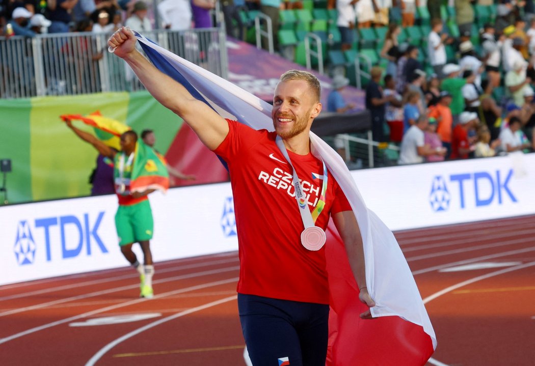 Bronzový oštěpař z atletického MS Jakub Vadlejch