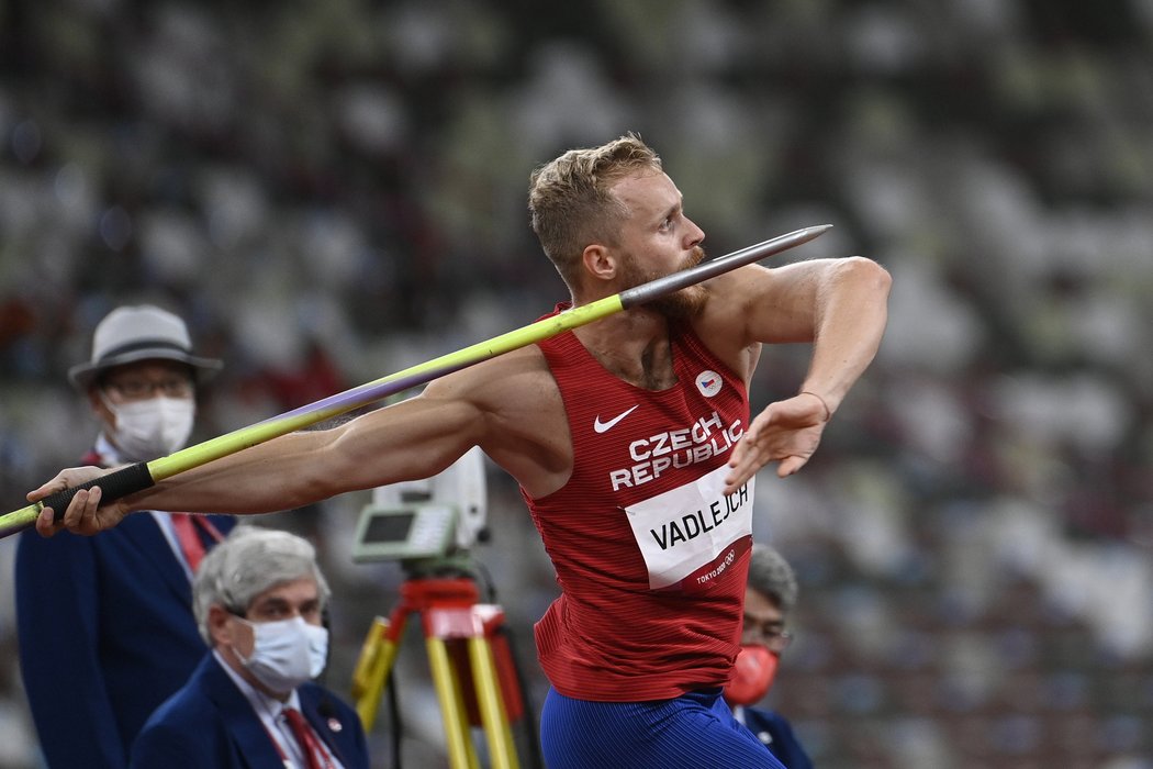 Jakub Vadlejch v Tokiu vybojoval stříbrnou medaili.