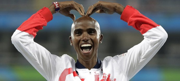 Mo Farah dorazí na Zlatou tretru