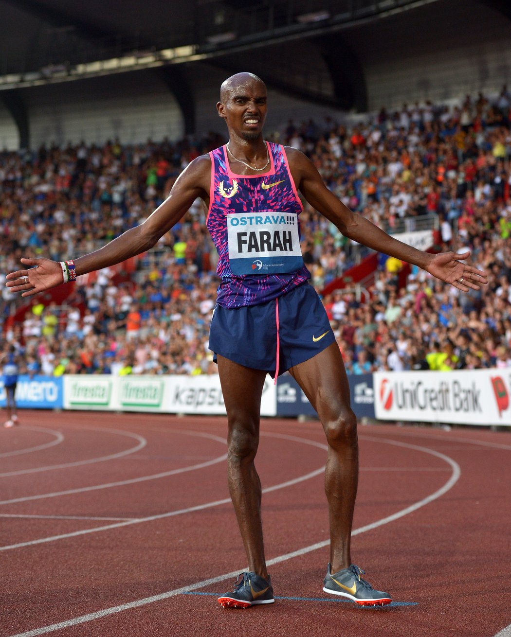 Vytrvalec Mo Farah se loučí s diváky na Zlaté tretře