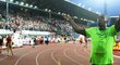 Usain Bolt se loučí s fanoušky na Zlaté tretře, kde vyhrál i podeváté