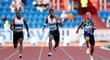 Yohan Blake během sprintu na Zlaté tretře