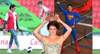 Jak se měnila Hejnová: atletická Superwoman, královna i slávistka