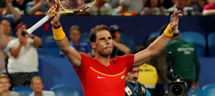 ATP Cup: Nadal dotáhl Španěly k další výhře, činil se i Djokovič