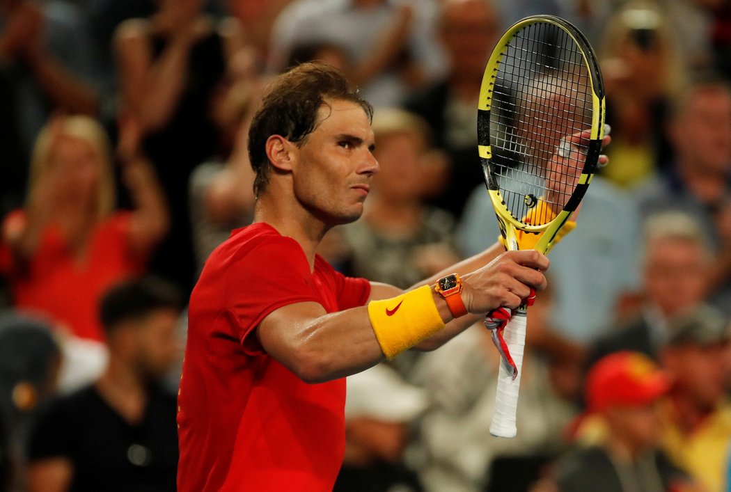 Rafael Nadal porazil v duelu ATP Cupu Uruguayce Pabla Cuevase