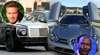 Luxusní auta hvězd: Jordan najel jen 1500 km, Beckham zářil v Rollsu