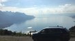 Podařilo se nám vyjet i nad Ženevské jezero, ani tady neměl Kodiaq potíže
