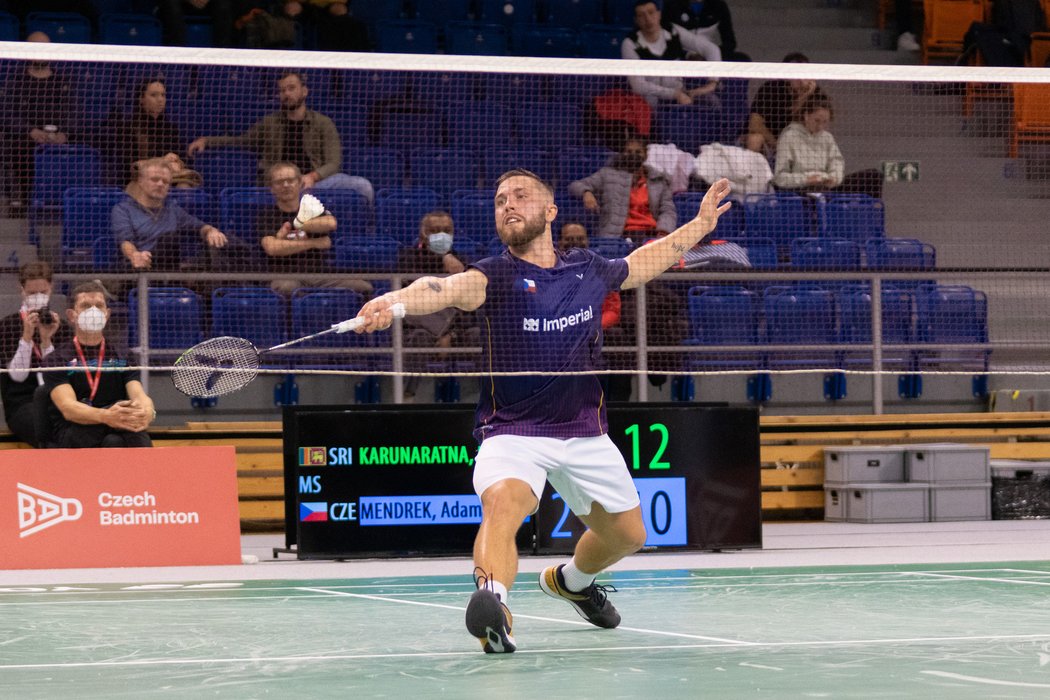 Český badmintonista Adam Mendrek má za sebou několik světových šampionátů