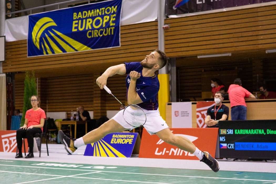 Adam Mendrek patří k nejzkušenějším badmintonovým hráčům v Česku