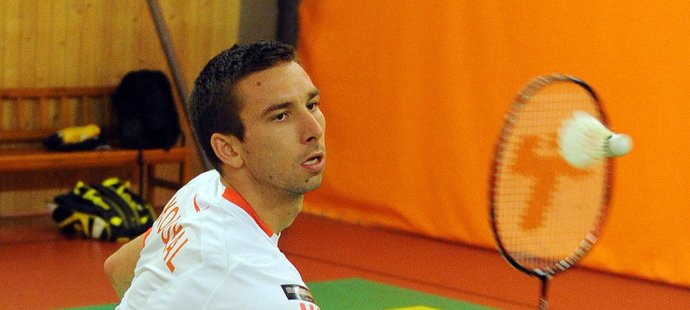 Badmintonista Petr Koukal podlehl mistru světa a olympijskému vítězi