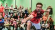 Petr Koukal na badmintonové exhibici v roce 2016