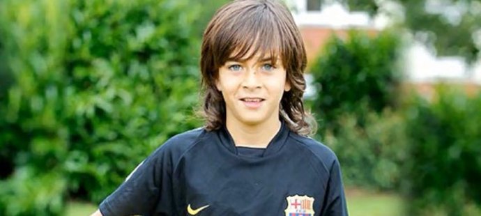 Zak Gilsenan (9) si vybojoval místo v mládežnické akademii Barcelony.