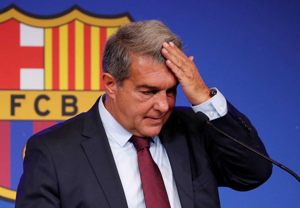 Šéf Barcelony Joan Laporta