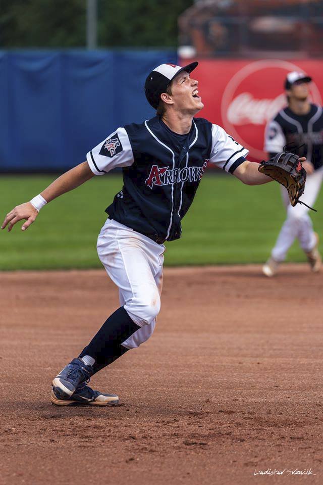 Baseballista Arrows Ostrava Jakub Kubica