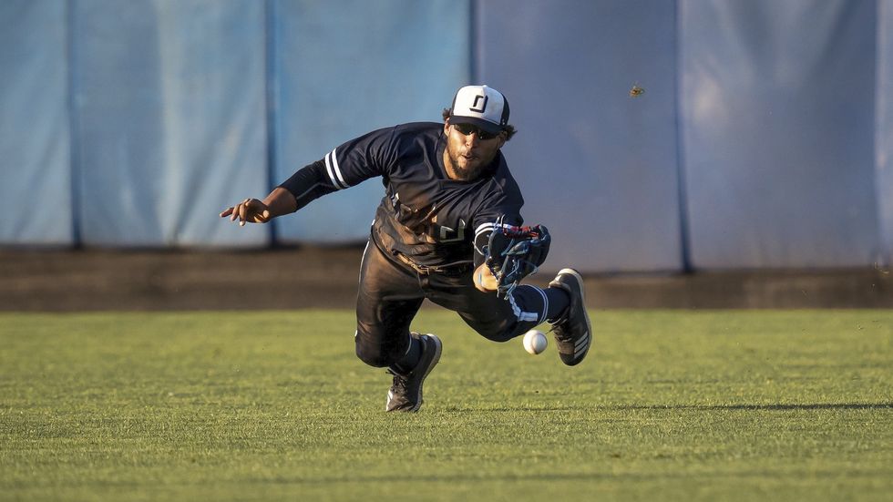 Terrell Joyce z Arrows Ostrava má nejlepší pálkařské statistiky v extraligové sezoně, oporou týmu je i v poli.