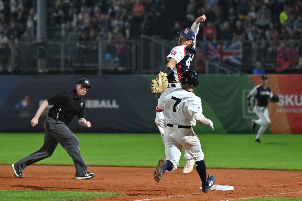 Čeští baseballisté drželi s Brity krok až do páté směny