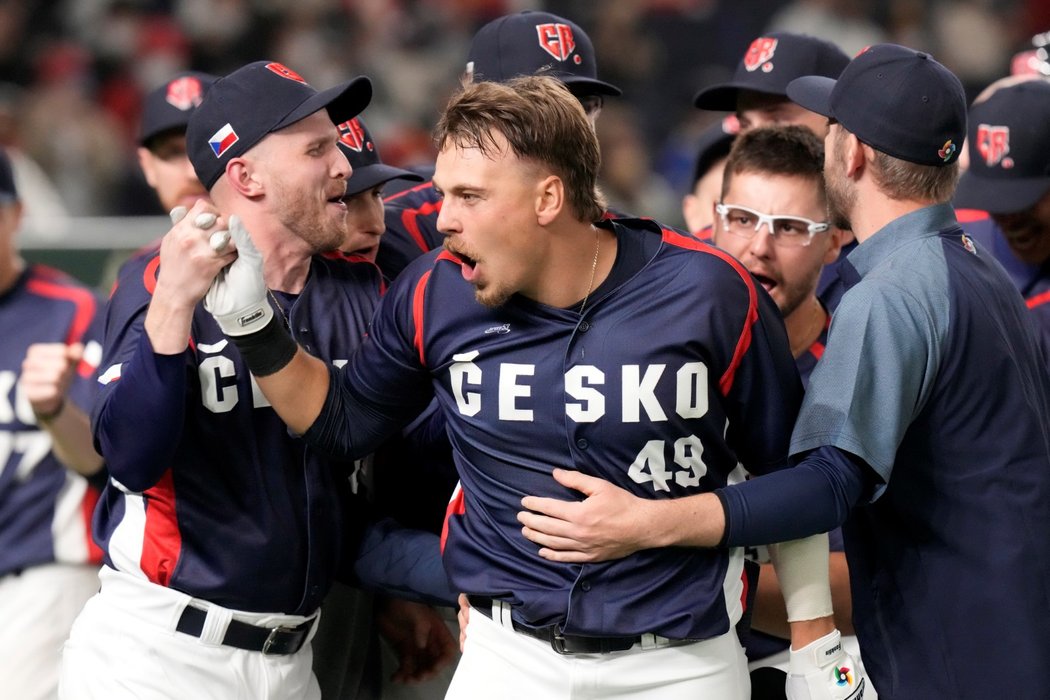 Čeští baseballisté slaví v zápase s Čínou