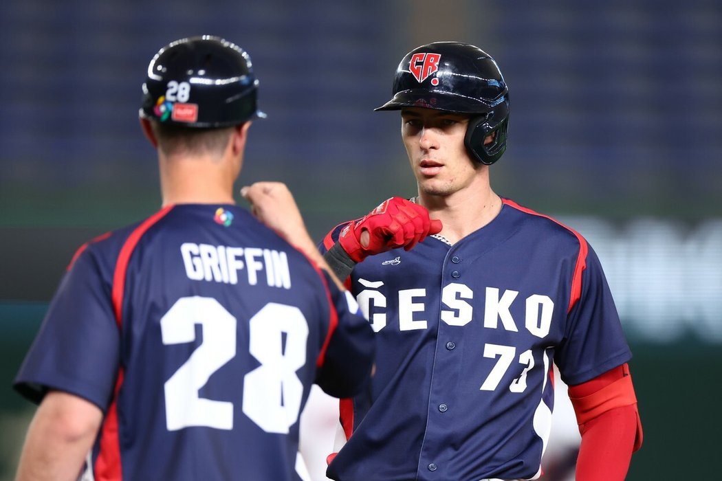 Český baseballista Marek Chlup během World Baseball Classic 2023