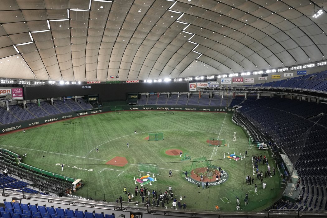 Čeští baseballisté budou hrát ve slavném Tokio Domu