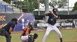 Baseballista Jakub Grepl v utkání proti Nizozemí (4:3) na mistrovství světa do 23 let v Kolumbii