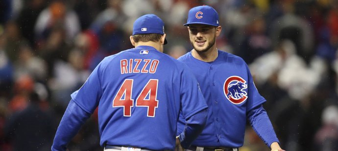 Baseballisté Chicaga Cubs vyhráli druhý zápas Světové série MLB v Clevelandu