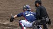 Martin Červenka v jednom z přípravných zápasů před World Baseball Classic