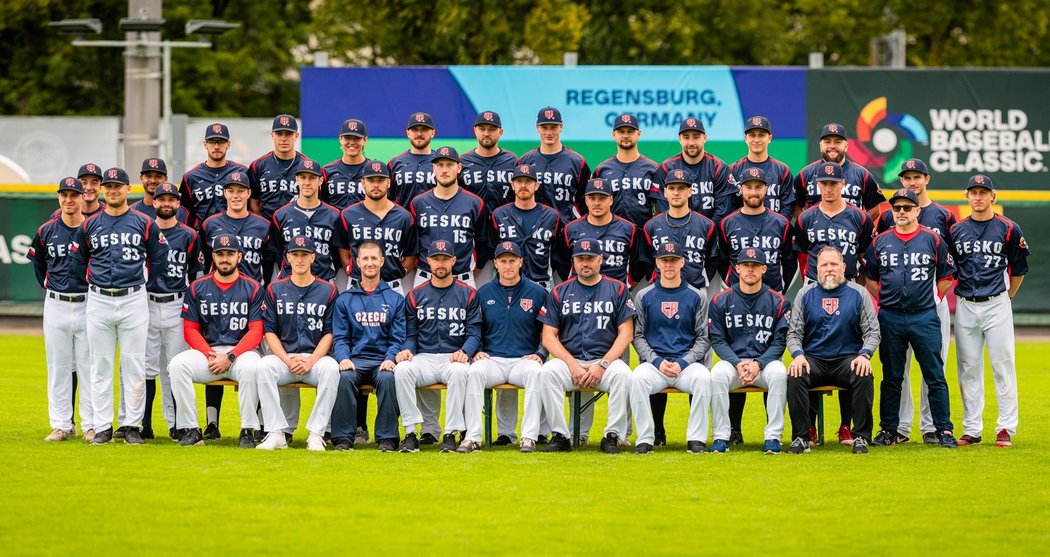 Čeští baseballisté na kvalifikačním turnaji World Baseball Classic v Regensburgu