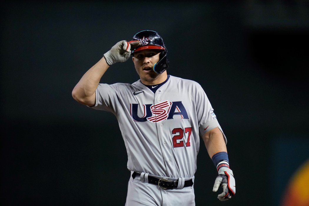 Mike Trout táhne americké baseballisty za triumfem na World Baseball Classic