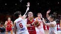 Alena Hanušová v akci proti reprezentaci Číny