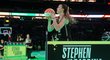 Elitní snajperka WNBA Sabrina Ionescuová při All Star Game NBA rozhodně nepropadla