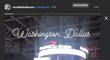 Manželka českého premiéra Andreje Babiše Monika umístila na svůj instagram video z basketbalového utkání Washingtonu s Dallasem.