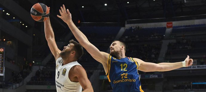 Basketbalista Ondřej Balvín odehrál v dresu Gran Canarie zatím nejlepší zápas v Evropské lize.