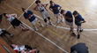 Taktická porada brandýských basketbalistek během zápasu ČP s Trutnovem