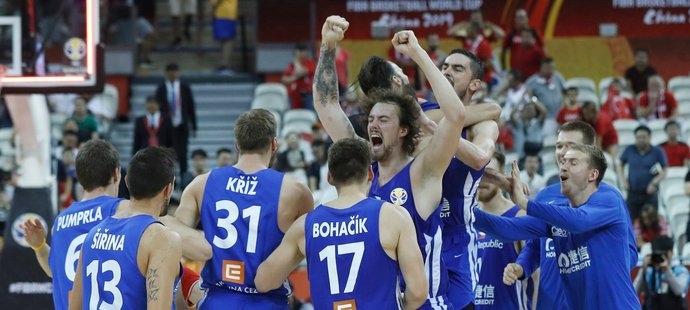 Čeští basketbalisté se probojovali do čtvrtfinále mistrovství světa